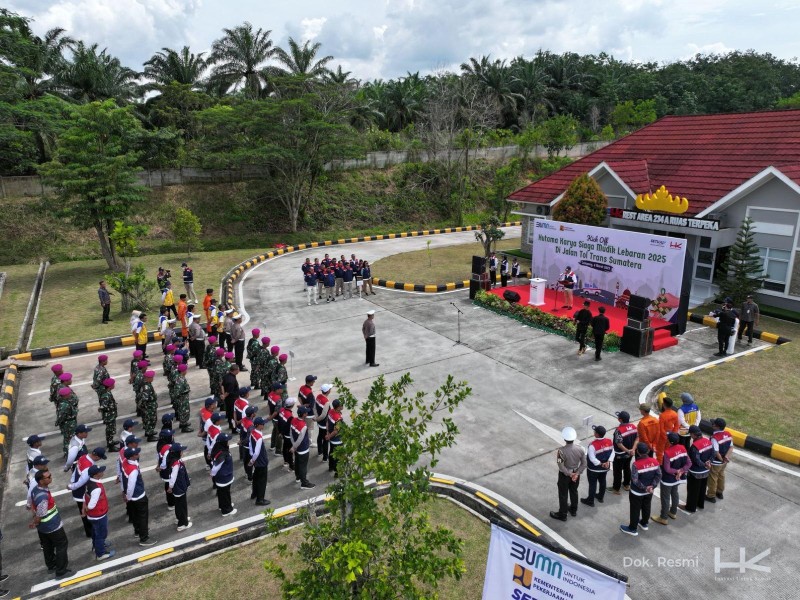 Hutama Karya Gelar Apel Siaga Serentak, Siapkan Infrastruktur untuk Mudik Lebaran 2025