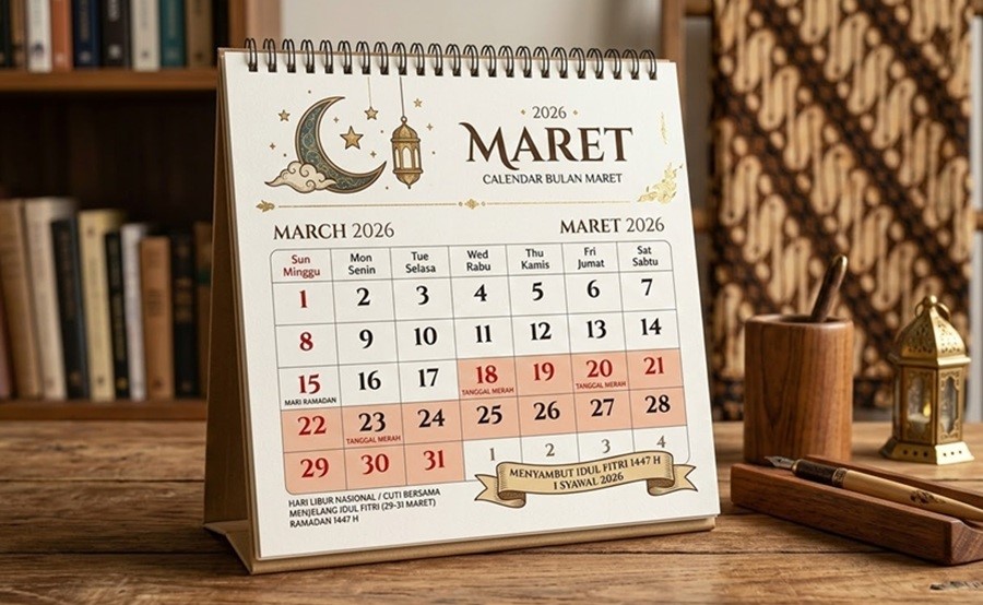 Catat! Jadwal Libur Nasional dan Cuti Bersama Lebaran 2026 Selama Tujuh Hari