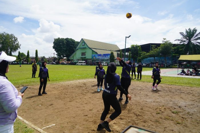 Semangat Kebersamaan Korem 042 Gapu Lewat Pertandingan Olahraga HUT