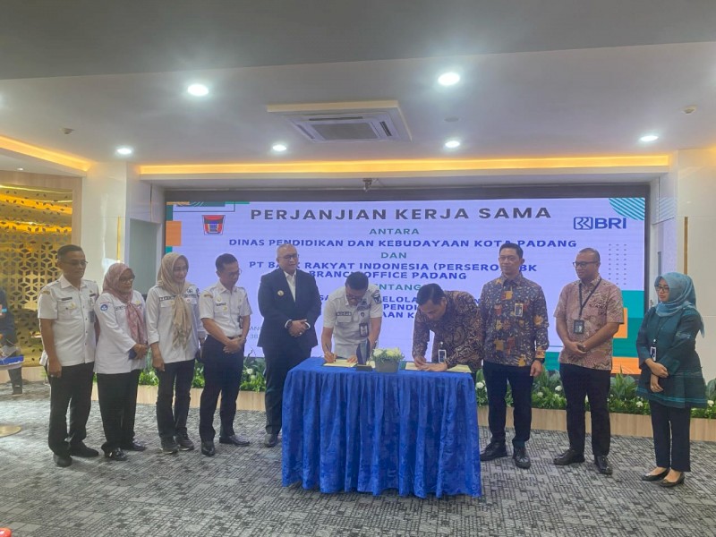 BRI dan Disdikbud Kota Padang Berkolaborasi untuk Optimalkan Pengelolaan Keuangan Sektor Pendidikan