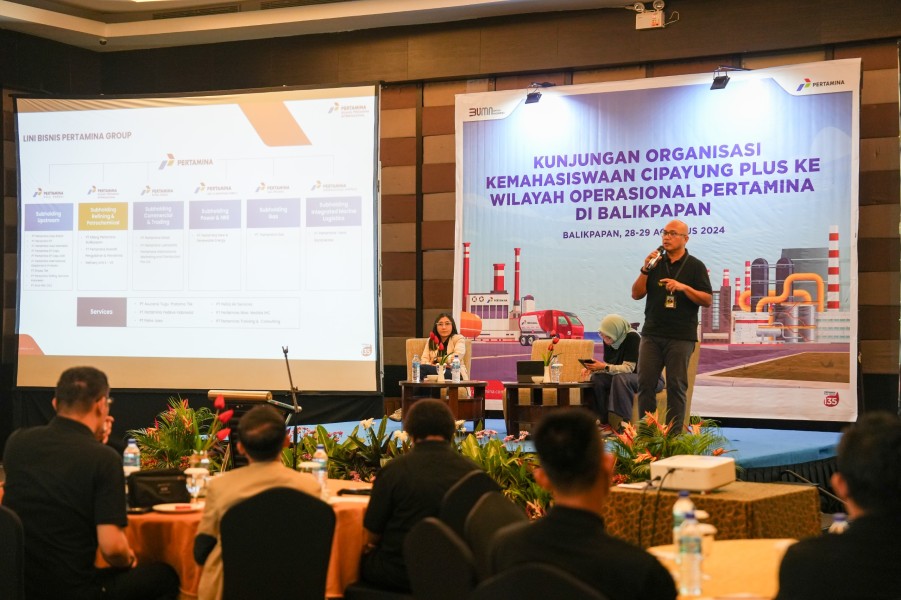Kilang Balikpapan Jadi Laboratorium Lapangan bagi Mahasiswa Cipayung Plus oleh Pertamina