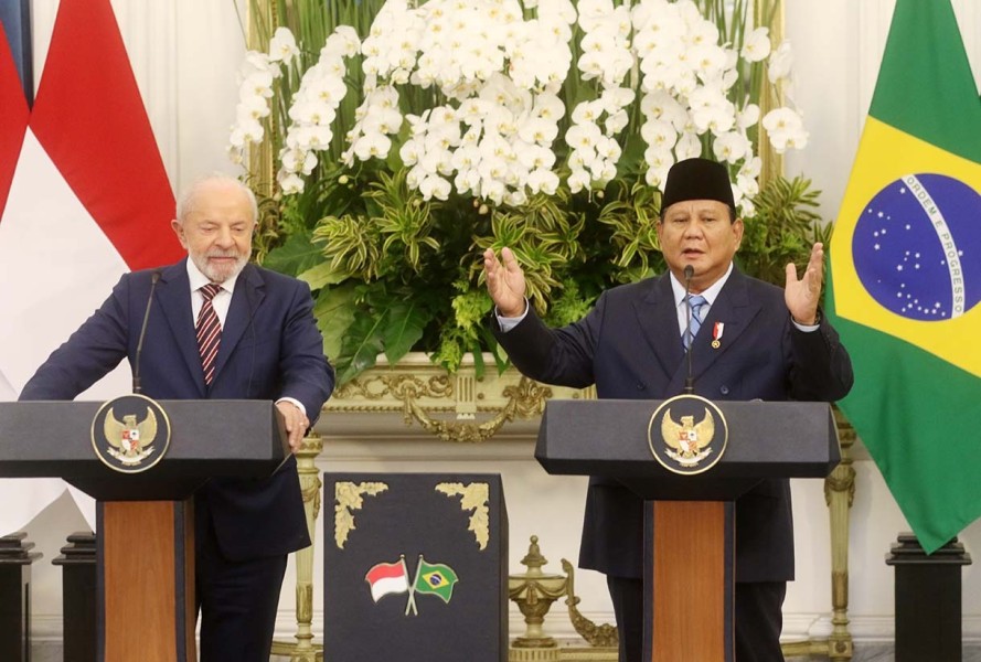Prabowo dan Lula Rayakan Ulang Tahun Bersama di Istana Merdeka