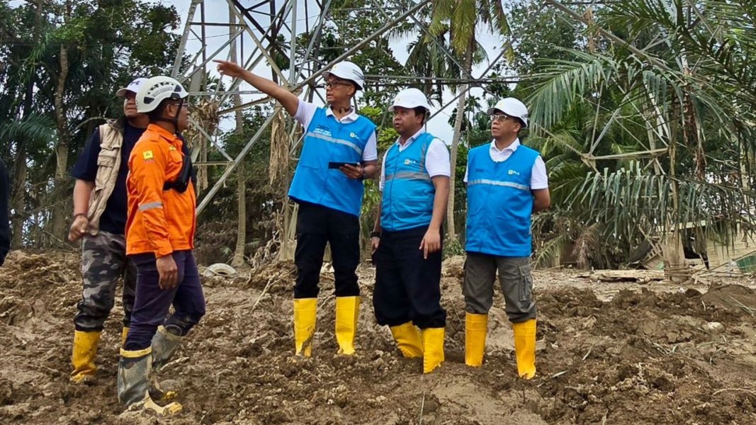 PLN Terus Kebut Siang Malam Perbaiki Jalur Listrik Langsa-Pangkalan Brandan, Penopang Pemulihan Kelistrikan Aceh