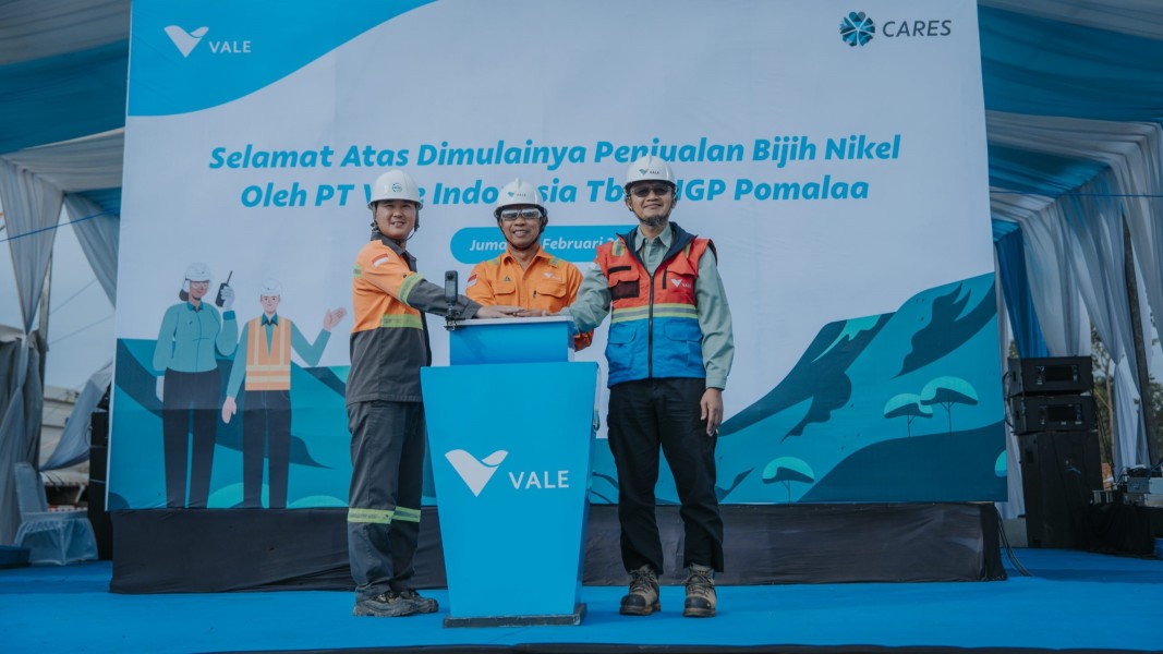 PT Vale Indonesia Catat Penjualan Perdana Nikel dari Proyek Strategis Pomalaa