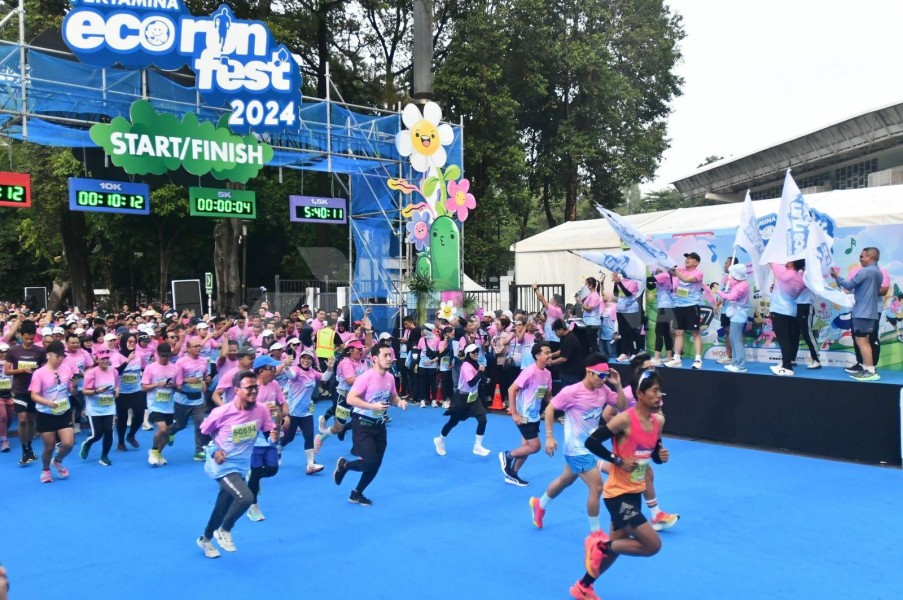 Brahmantya S Poerwadi Ucapkan Terima Kasih kepada Peserta Pertamina Eco RunFest 2024 Brahmantya S Poerwadi Ucapkan Terima Kasih kepada Peserta Pertamina Eco RunFest 2024