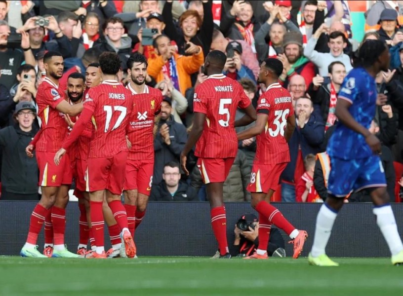 Kemenangan Meyakinkan Liverpool di Anfield
