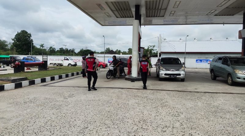 Polres Sukamara Pastikan Keamanan SPBU, Jamin Distribusi BBM Tanpa Kendala