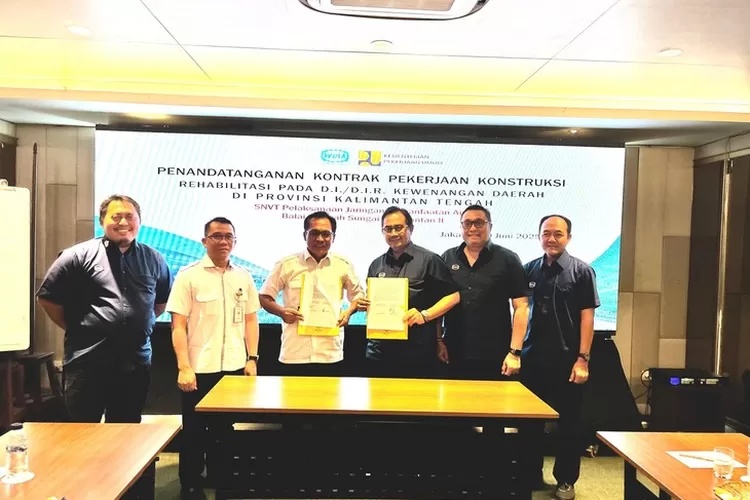 WIKA Rehabilitasi Irigasi di Kalteng untuk Dukung Ketahanan Pangan