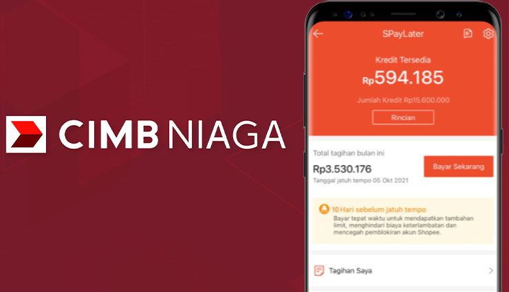 Cara Bayar Shopee PayLater Pakai CIMB Niaga dan Biayanya