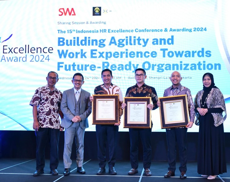 Majalah SWA Menghargai BUMN Pertamina Persero dalam Konferensi HR Excellence