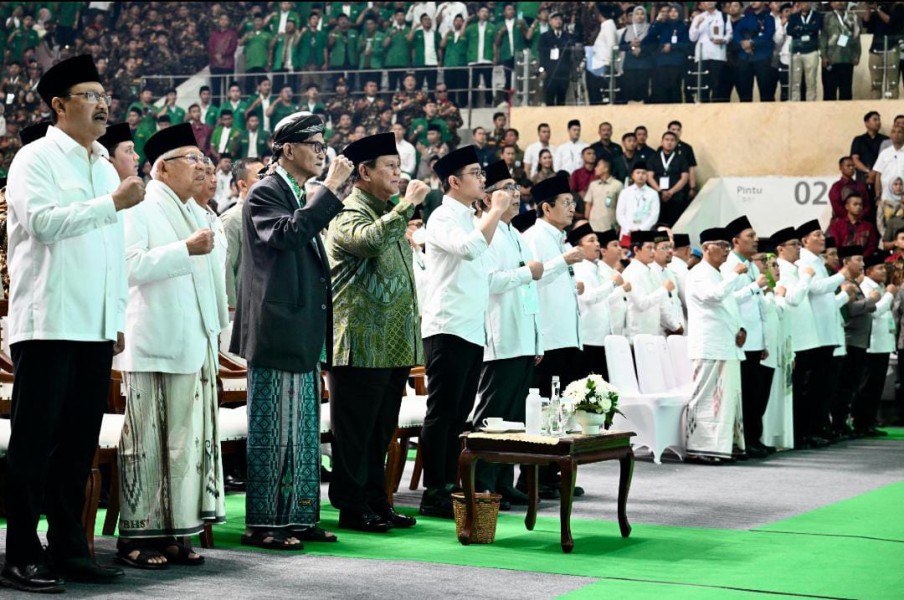 Presiden Prabowo Subianto Hadiri Puncak Peringatan Harlah ke-102 Nahdlatul Ulama: Apresiasi Ulama dan Santri NU