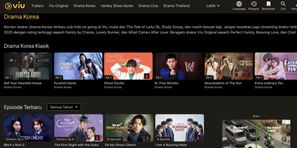 Rekomendasi Aplikasi Nonton Drakor Gratis Terbaik dan Legal 2026