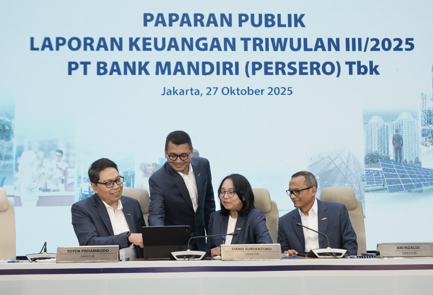 Kinerja Solid Kuartal III 2025, Bank Mandiri Perkokoh Peran sebagai Penggerak Pertumbuhan Ekonomi Nasional