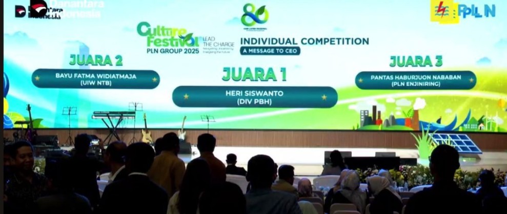 Torehkan Prestasi di Culture Festival PLN Group 2025, PLN Enjiniring Teguhkan Budaya Unggul dan Semangat Transformasi