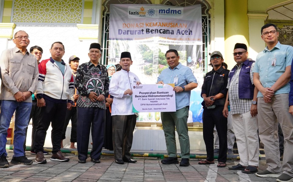 Gandeng Muhammadiyah, BSI Percepat Penyaluran Bantuan untuk Korban Bencana di Aceh