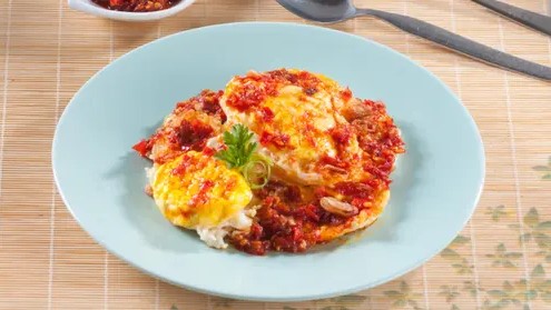 Resep Telur Mata Sapi Rumahan yang Menggugah Selera dengan Aroma Sambal Segar
