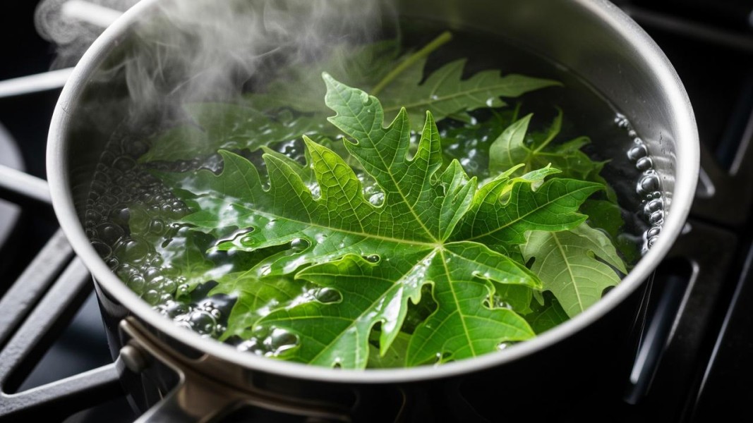 Lima Cara Merebus Daun Pepaya Agar Tidak Pahit, Tetap Lezat dan Kaya Manfaat Untuk Kesehatan