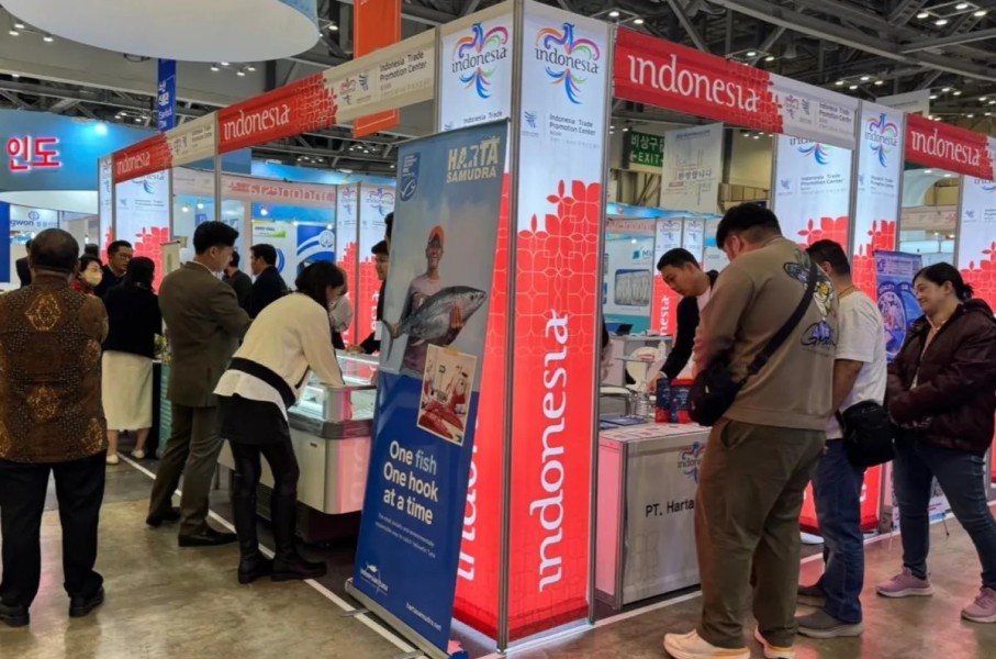 Transaksi Produk Bahari RI di Busan Tunjukkan Daya Saing Global