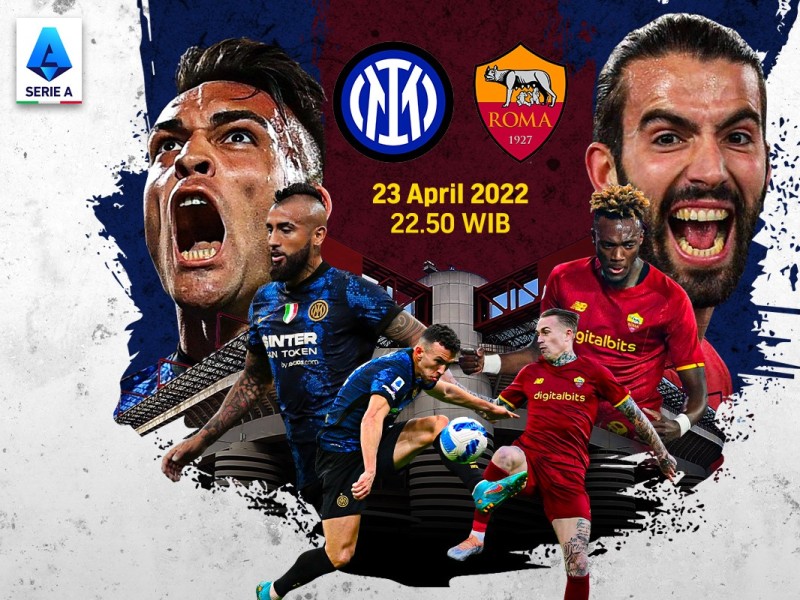 Link Live Streaming Inter Vs Roma Liga Italia Di Vidio Malam Ini