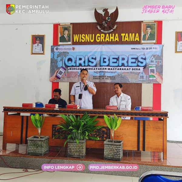 Bank Indonesia Sosialisasikan QRIS di Ambulu Bank Indonesia Sosialisasikan QRIS di Ambulu