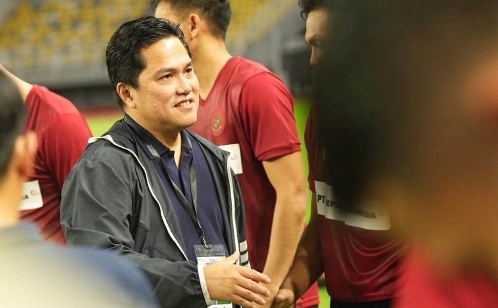 Erick Thohir Bangun Identitas Permainan Timnas