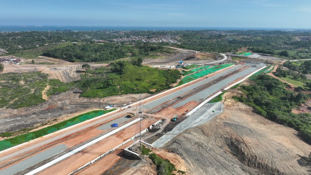PTPP Pacu Pembangunan Jalan Tol IKN Seksi 1B