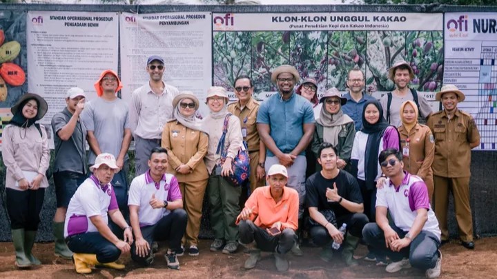 Petani Hutan Lampung Timur Terapkan Agroforestry Kakao Ramah Lingkungan