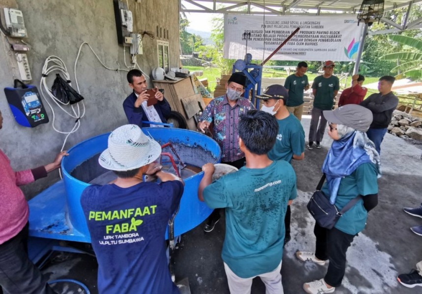 PLN NTB Maksimalkan Pemanfaatan Limbah FABA untuk Dukung Pembangunan Berkelanjutan di Desa