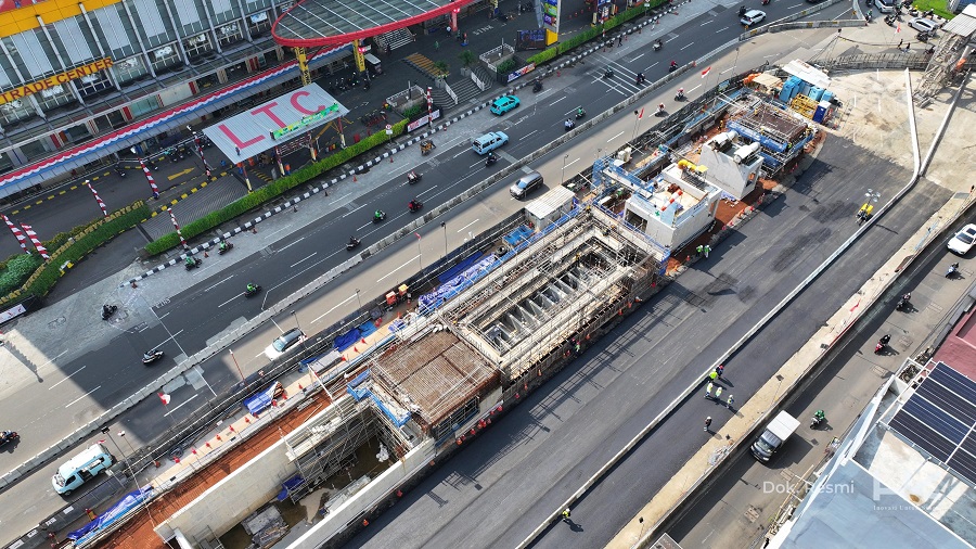 Hutama Karya Bangun Stasiun Bawah Tanah Glodok-Kota Perkuat Transportasi Publik Jakarta