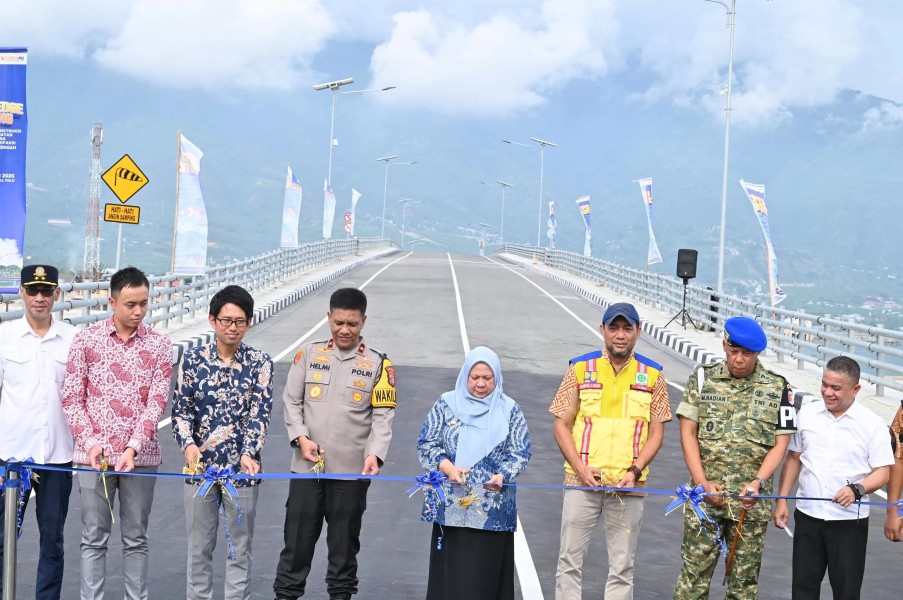 Jalan Layang Palu Resmi Beroperasi Dukung Pemulihan Ekonomi Sulawesi Tengah