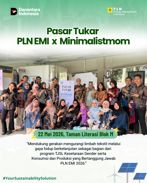 PLN EMI x Komunitas Minimalistmom Gelar Pasar Tukar untuk Tekan Limbah Fast Fashion di Indonesia