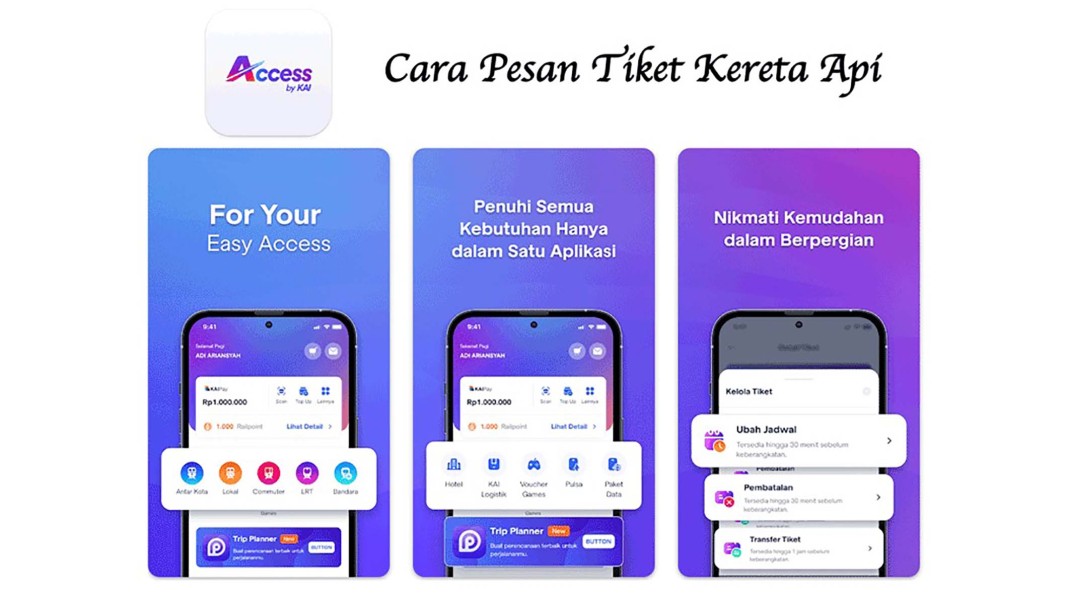 Cara Praktis Pesan Tiket di KAI Access