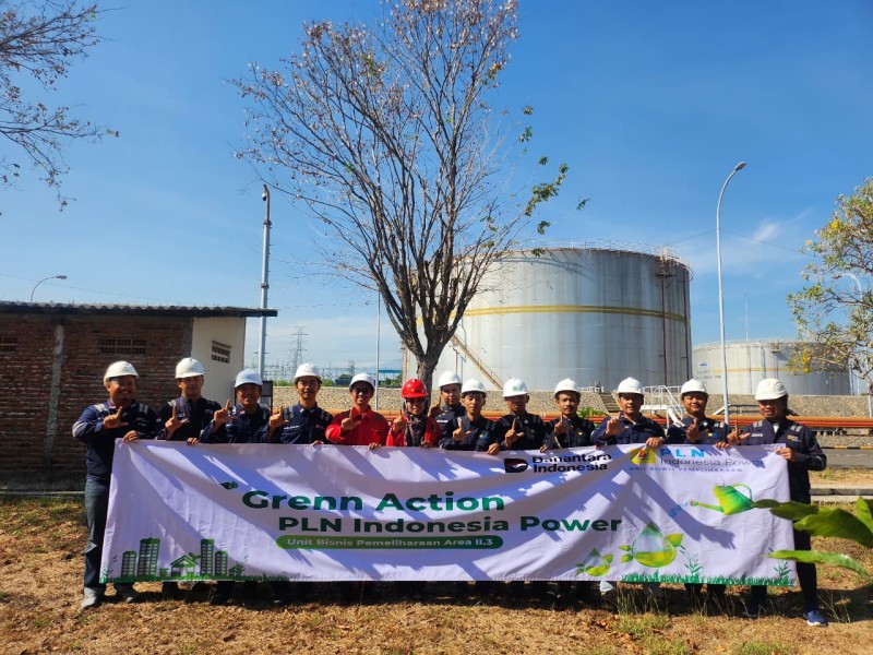 PLN Indonesia Power UBH Gelar Green Action: 315 Pohon Ditanam Serentak di Berbagai Area Pemeliharaan UBH dari Area 1.1 PNS hingga Area 3.3 Tello