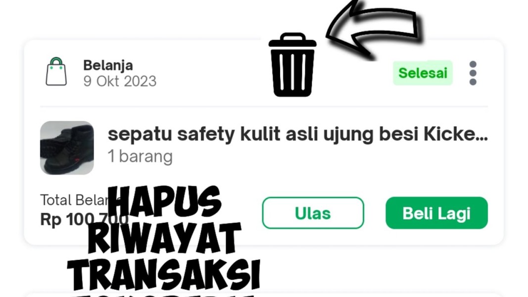 Tutorial Cara Menghapus Riwayat Pembelian di Tokopedia