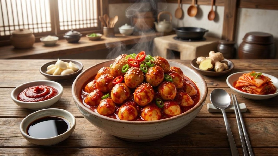 Resep Telur Puyuh Kecap Pedas Korea Sederhana Gurih Manis Favorit Rumahan