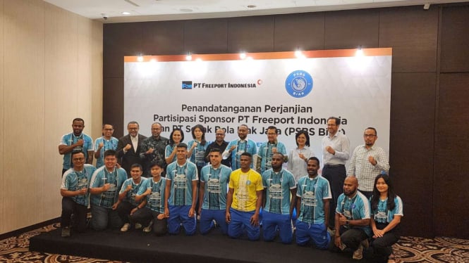 PSBS Biak Resmi Tandatangani Kerja Sama Senilai Rp 8 Miliar dengan PT Freeport Indonesia