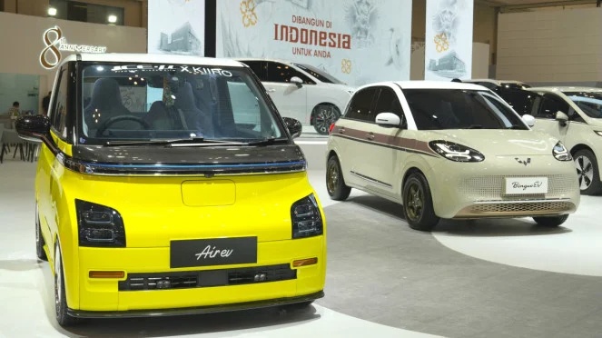 Kendaraan Listrik Wuling Air EV Jadi Sorotan di GIIAS 2025