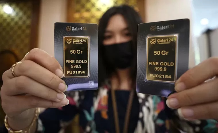 Harga Emas Pegadaian 24 Februari 2026 Naik UBS Tembus 3078