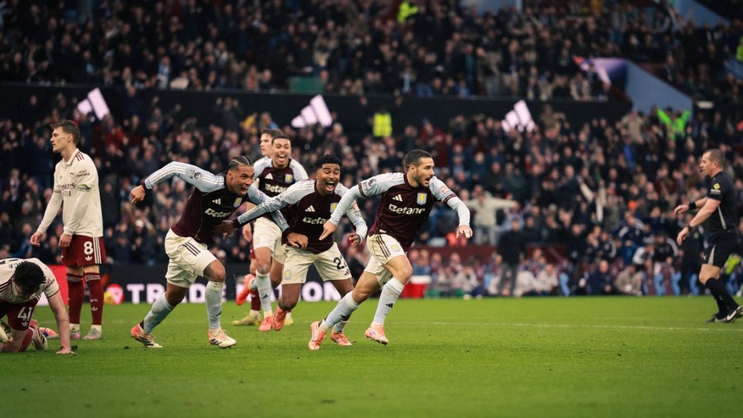 Gol Menit Terakhir Aston Villa Bungkam Arsenal