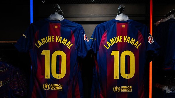 Yamal Resmi Pakai Nomor 10 Barcelona