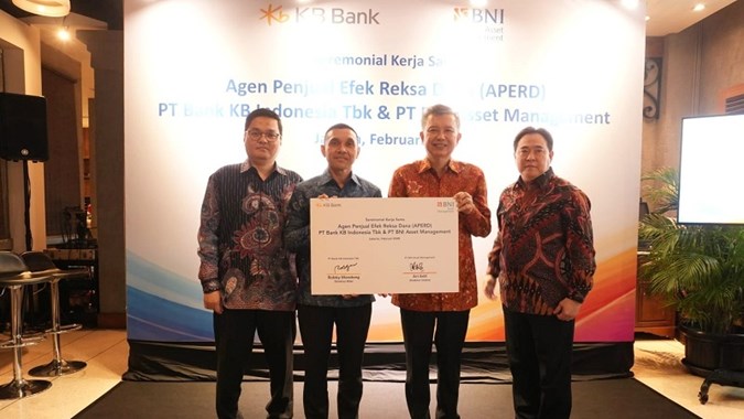 KB Bank Jalin Kerja Sama dengan BNI Asset Management Tawarkan Reksadana