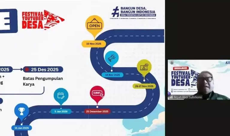 Pemuda Desa Didorong Jadi Agen Pembangunan Lewat Festival Youtuber