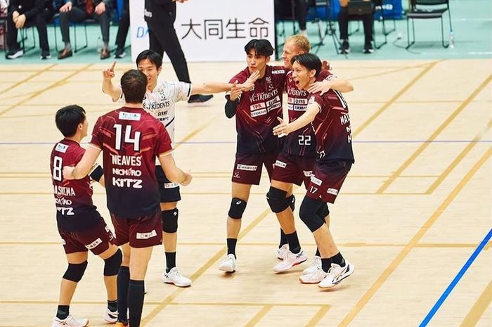 Liga Voli Jepang 2025-2026: Rivan Nurmulki “Ditemukan” Yuji Nishida, Osaka Bluteon Menang Dua Kali Atas Wolfdogs Nagoya