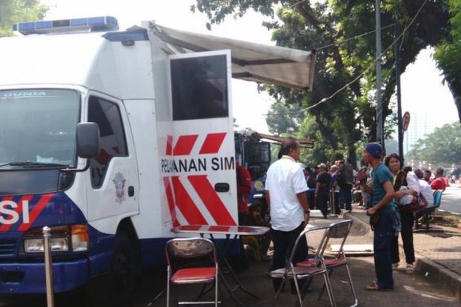 SIM Keliling Jakarta Jumat Ini Tersedia Lima Lokasi