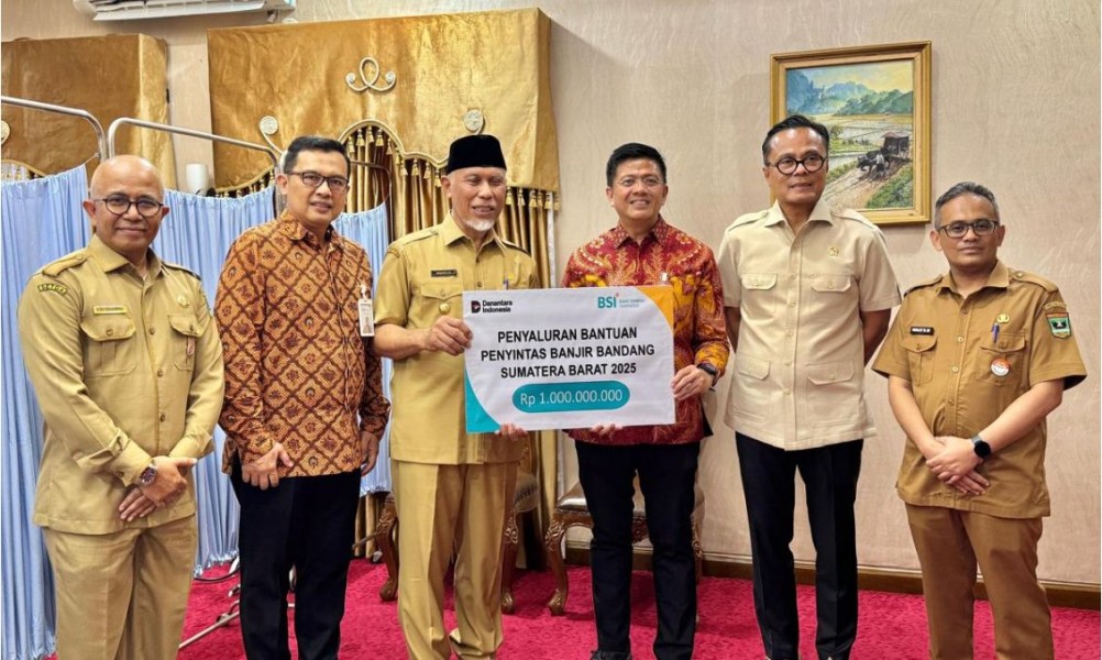 Tanggap Bencana, BSI Salurkan Bantuan Rp1 Miliar untuk Percepatan Pemulihan Sumatera Barat