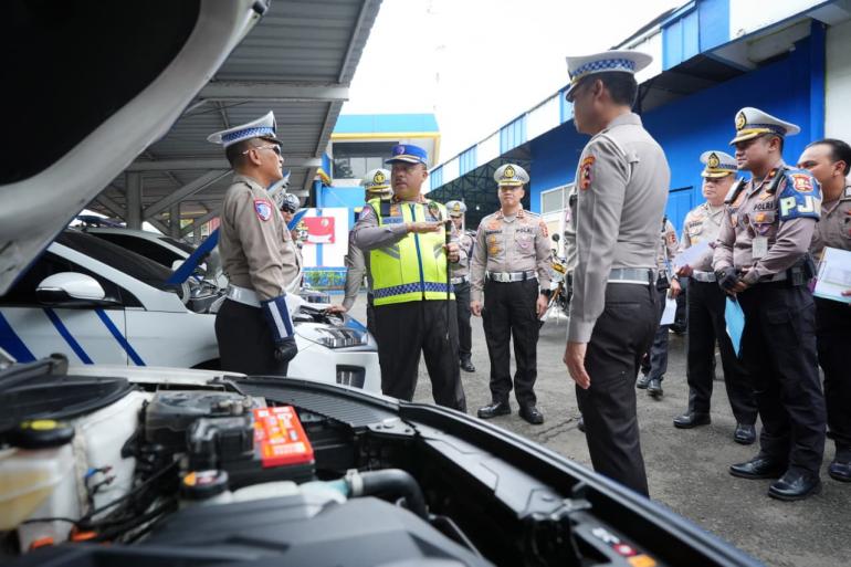 Kakorlantas Awasi Kesiapan Armada Angkutan Jelang Lebaran 2026
