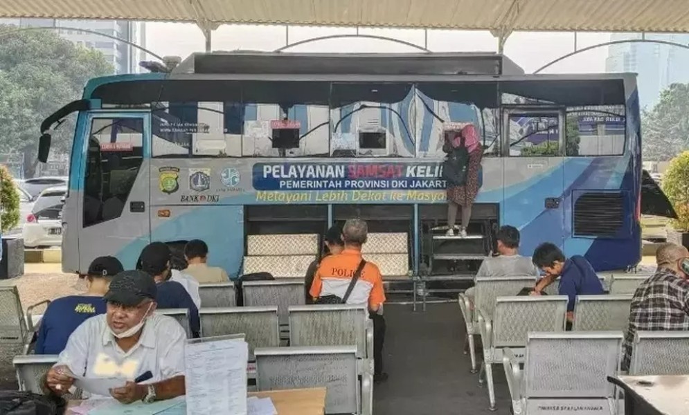 Layanan Samsat Keliling Layani Wajib Pajak Jadetabek 7 April 2026