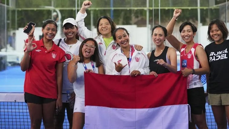 Timnas Padel Putri Indonesia Ukir Sejarah, Tembus Delapan Besar Asia