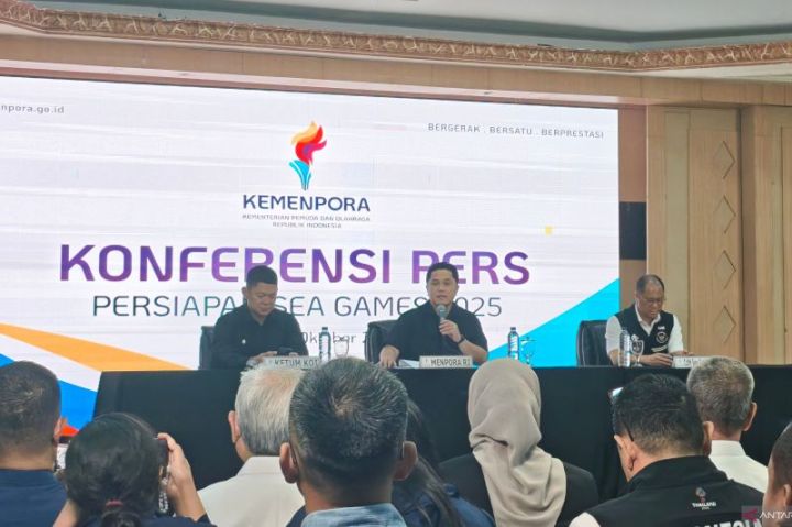 Erick Thohir Tambah Anggaran SEA Games 2025 Jadi Rp60 Miliar