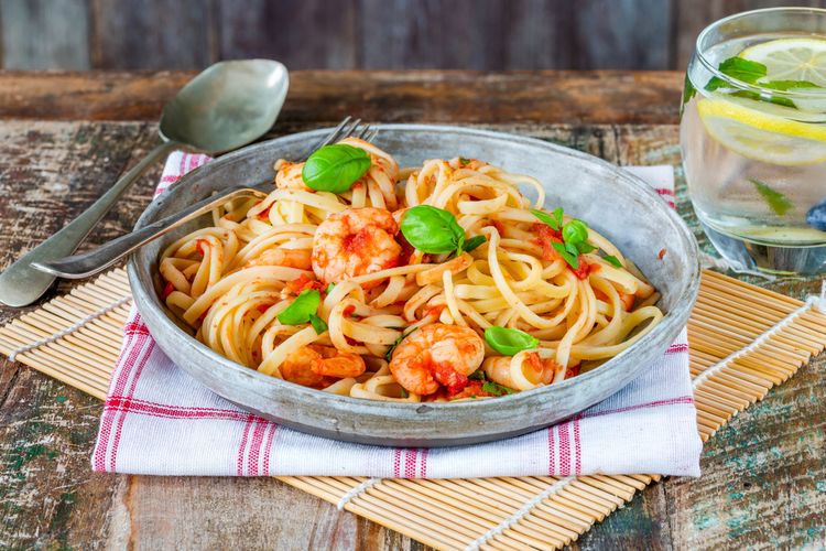 Resep Spaghetti Udang Pedas Gurih Cepat dan Bernutrisi Tinggi di Rumah